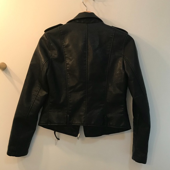 Vegan Leather Jacket - Picture 3 of 5